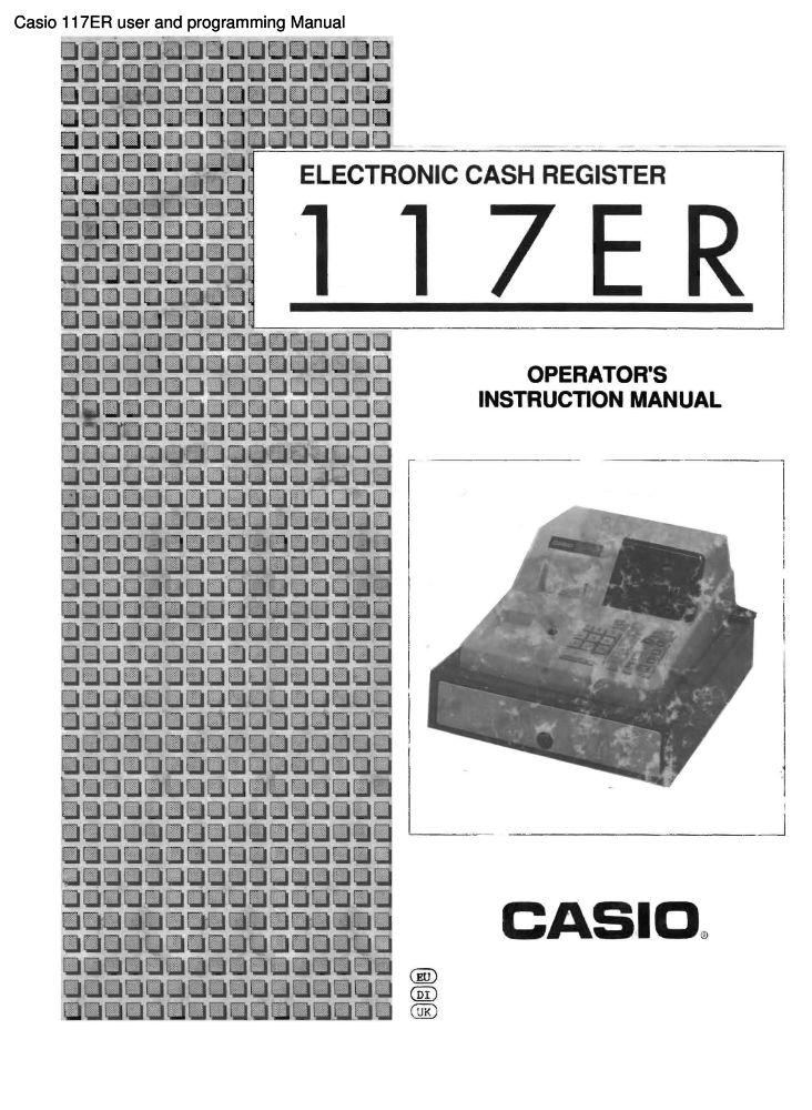 Casio 117ER user and programming manual PDF - The Checkout Tech 
